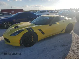 2019 Chevrolet Corvette Grand Sport 1LT with VIN 1G1YV2D79K5115282, listed as a Copart auction lot 80503004 with 0 mi miles and Salvage Title. Bid and sale history available at carsss.com. Image 1.