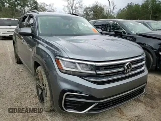 2021 Volkswagen Atlas SE with VIN 1V2MR2CA2MC585075, listed as a Copart auction lot 88780635 with 57,403 mi miles and Salvage title. Bid and sale history available at DreamBid. Image 12.