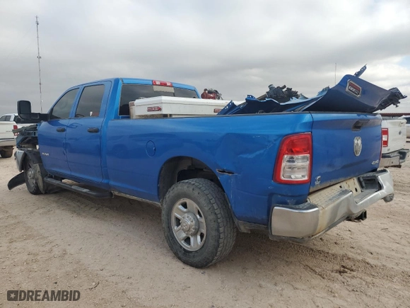 2021 Ram 2500 Tradesman with VIN 3C6UR5HJ0MG608370, listed as a Copart auction lot 79484974 with 137,194 mi miles and Salvage Title. Bid and sale history available at carsss.com. Image 2.