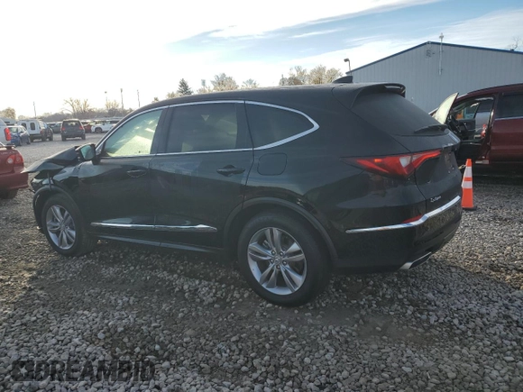 2022 Acura MDX with VIN 5J8YE1H39NL037080, listed as a Copart auction lot 79623834 with 42,271 mi miles and Salvage Title. Bid and sale history available at carsss.com. Image 2.