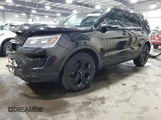 2019 Ford Explorer Sport with VIN 1FM5K8GT2KGA72662, listed as a Copart auction lot 52960535 with 110,898 mi miles and Salvage Title. Bid and sale history available at carsss.com. Image 1.