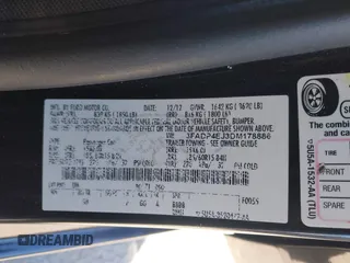 2013 Ford Fiesta SE with VIN 3FADP4EJ3DM178886, listed as a IAAI auction lot 41903300 with 135,817 mi miles and . Bid and sale history available at DreamBid. Image 9.