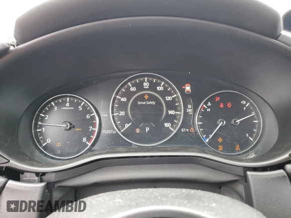 2024 Mazda CX-30 S with VIN 3MVDMBAM3RM610096, listed as a Copart auction lot 55055135 with 15,207 mi miles and Salvage title. Bid and sale history available at DreamBid. Image 9.