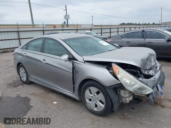 2012 Hyundai Sonata Hybrid with VIN KMHEC4A45CA054605, listed as a IAAI auction lot 42045509 with 188,852 mi miles and . Bid and sale history available at DreamBid. Image 1.