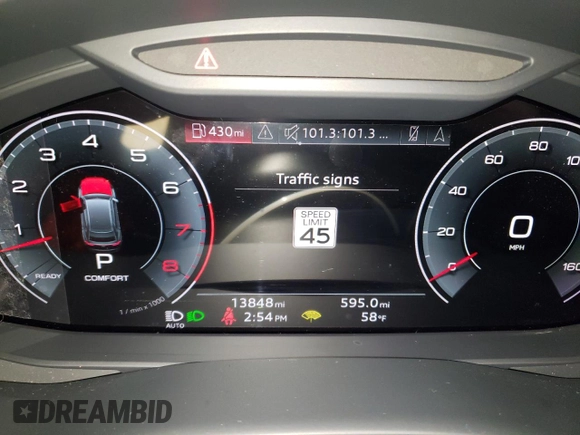 2022 Audi Q8 Prestige z VIN WA1CVBF14ND006470, wystawiony jako Copart lot #52203035 z przebiegiem 13 848 mil mil oraz Czysty tytuł • Clean title. Historia ofert i sprzedaży dostępna na DreamBid. Obrazek 9.