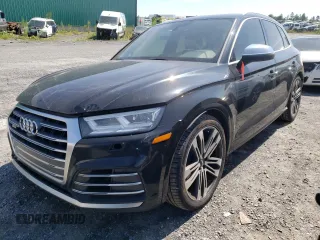 2018 Audi SQ5 Prestige with VIN WA1C4AFY5J2025299, listed as a Copart auction lot 62831624 with 116,682 mi miles and Salvage Title. Bid and sale history available at DreamBid. Image 1.