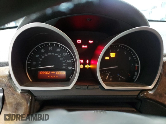 2006 BMW Z4 3.0si with VIN 4USBU535X6LW92089, listed as a Copart auction lot 73122204 with 105,502 mi miles and Salvage title. Bid and sale history available at DreamBid. Image 9.