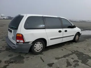 2000 Ford Windstar Cargo with VIN 2FTZA5448YBC27803, listed as a Copart auction lot 80345504 with 92,804 mi miles and Salvage Title. Bid and sale history available at carsss.com. Image 3.