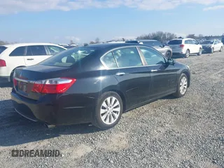 2013 Honda Accord Sdn EX-L with VIN 1HGCR2F85DA147590, listed as a IAAI auction lot 41532019 with 166,433 mi miles. Bid and sale history available at carsss.com. Image 4.