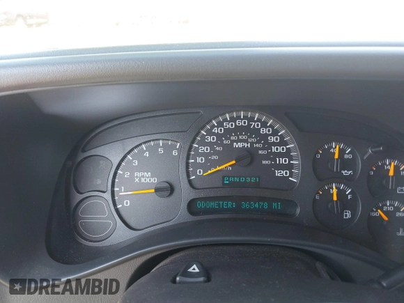 2003 Chevrolet Tahoe LS z VIN 1GNEK13T13J144304, wystawiony jako IAAI lot #41784000 z przebiegiem 363 478 mil mil oraz . Historia ofert i sprzedaży dostępna na DreamBid. Obrazek 7.