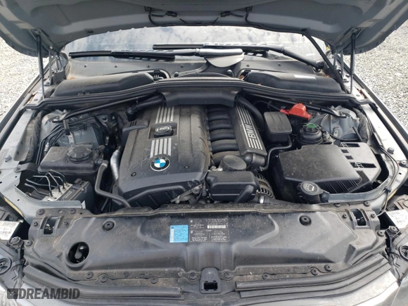 2008 BMW 5 Series 528xi with VIN WBANV13548CZ55430, listed as a Copart auction lot 51045025 with 0 mi miles and Salvage Title. Bid and sale history available at carsss.com. Image 12.