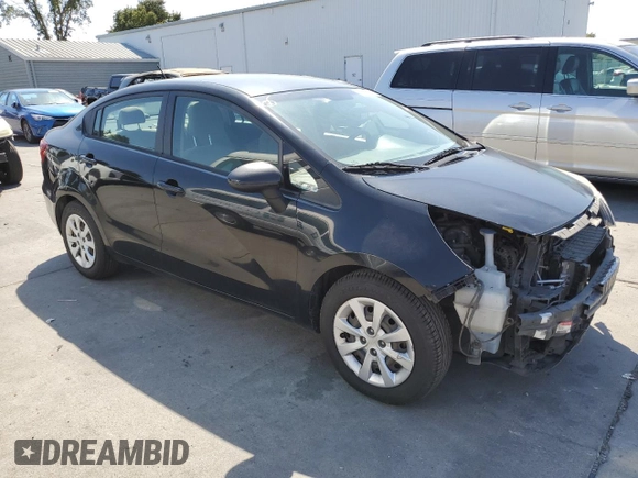 2016 Kia Rio LX with VIN KNADM4A30G6540250, listed as a Copart auction lot 69231164 with 170,095 mi miles and Salvage Title. Bid and sale history available at carsss.com. Image 4.