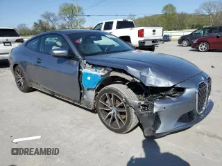 2021 BMW 4 Series 430i xDrive z VIN WBA73AP00MCG01365, wystawiony jako Copart lot #51910375 z przebiegiem 42 641 mil mil oraz Szkoda całkowita • Salvage title. Historia ofert i sprzedaży dostępna na DreamBid. Obrazek 4.