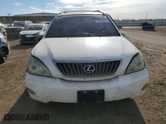 2008 Lexus RX 350 with VIN 2T2HK31UX8C052300, listed as a Copart auction lot 50830025 with 207,700 mi miles and Salvage Title. Bid and sale history available at DreamBid. Image 5.