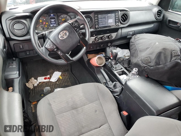 2022 Toyota Tacoma SR with VIN 3TYRX5GN9NT046520, listed as a Copart auction lot 79956644 with 46,290 mi miles and Salvage title. Bid and sale history available at DreamBid. Image 8.
