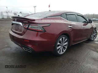 2020 Nissan Maxima Platinum with VIN 1N4AA6FV7LC368384, listed as a Copart auction lot 54126325 with Not Provided miles and Salvage Title. Bid and sale history available at DreamBid. Image 3.