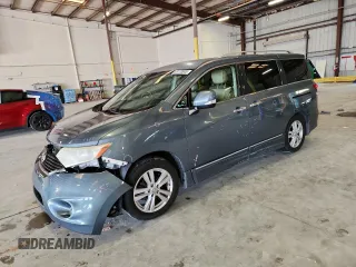2012 Nissan Quest S with VIN JN8AE2KP6C9046724, listed as a Copart auction lot 63770045 with 167,106 mi miles and Salvage title. Bid and sale history available at DreamBid. Image 1.