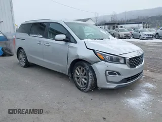 2019 Kia Sedona EX with VIN KNDMB5C12K6567176, listed as a IAAI auction lot 41346350 with 53,823 mi miles. Bid and sale history available at carsss.com. Image 1.