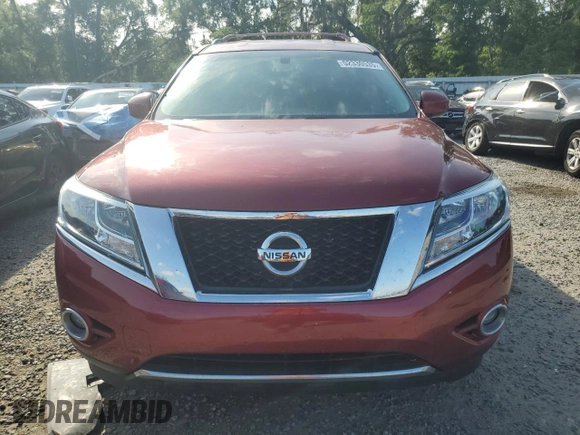2015 Nissan Pathfinder SV with VIN 5N1AR2MN3FC705681, listed as a Copart auction lot 52330535 with 151,673 mi miles and Salvage Title. Bid and sale history available at carsss.com. Image 5.