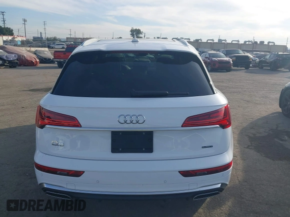 2023 Audi Q5 S line Premium with VIN WA1GAAFYXP2116782, listed as a IAAI auction lot 41178113 with 15,894 mi miles. Bid and sale history available at carsss.com. Image 17.