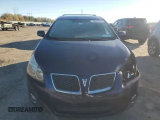 2009 Pontiac Vibe with VIN 5Y2SM67069Z401681, listed as a Copart auction lot 76338944 with 191,368 mi miles and Salvage Title. Bid and sale history available at carsss.com. Image 5.