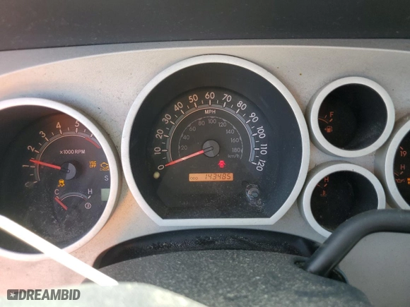 2008 Toyota Tundra 2WD Truck with VIN 5TBRT54168S458383, listed as a Copart auction lot 51656955 with 143,485 mi miles and Salvage Title. Bid and sale history available at carsss.com. Image 9.