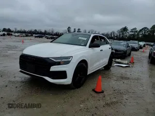 2019 Audi Q8 Premium with VIN WA1AVAF1XKD017065, listed as a Copart auction lot 37244513 with 54,174 mi miles. Bid and sale history available at carsss.com. Image 10.