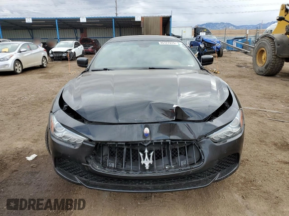 2016 Maserati Ghibli S Q4 с VIN ZAM57RTA8G1189149, выставлен на аукционе Copart как лот 45127015 с пробегом 123 154 миль миль и Списание • Salvage title. История ставок и продаж доступна на DreamBid. Изображение 5.