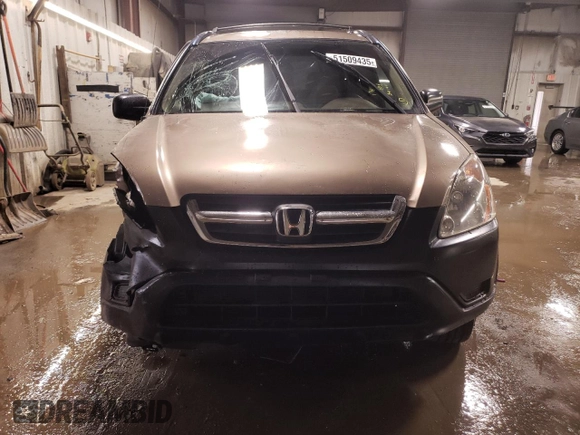 2003 Honda CR-V LX with VIN JHLRD68593C016069, listed as a Copart auction lot 51509435 with 130,489 mi miles and Salvage Title. Bid and sale history available at DreamBid. Image 5.