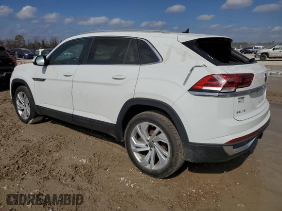 2021 Volkswagen Atlas SEL with VIN 1V2BE2CA5MC219484, listed as a Copart auction lot 80232434 with Not provided miles and Salvage title. Bid and sale history available at DreamBid. Image 2.