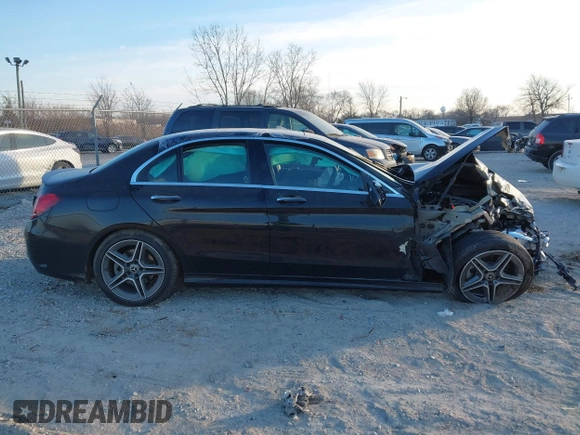 2021 Mercedes-Benz C 300 with VIN W1KWF8EB6MR649617, listed as a IAAI auction lot 41281592 with Not provided miles and . Bid and sale history available at DreamBid. Image 14.