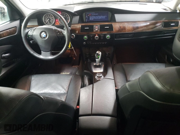 2010 BMW 5 Series 535i xDrive with VIN WBANV9C56AC391171, listed as a Copart auction lot 44918135 with 163,298 mi miles and Salvage Title. Bid and sale history available at carsss.com. Image 8.