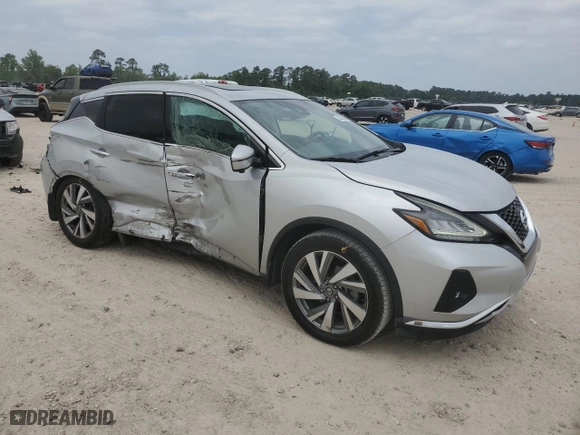 2020 Nissan Murano SL with VIN 5N1AZ2CJ2LN126163, listed as a Copart auction lot 53400585 with 58,449 mi miles and Salvage Title. Bid and sale history available at carsss.com. Image 4.