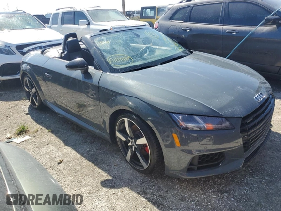 2020 Audi TT Roadster with VIN TRUTECFV1L1001052, listed as a Copart auction lot 76446124 with Not provided miles and Salvage title. Bid and sale history available at DreamBid. Image 4.
