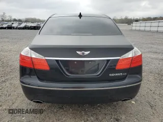2011 Hyundai Genesis with VIN KMHGC4DF9BU140454, listed as a Copart auction lot 49288325 with 157,544 mi miles and Salvage Title. Bid and sale history available at DreamBid. Image 6.