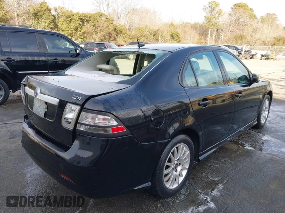 2008 Saab 9-3 with VIN YS3FB49Y881006163, listed as a IAAI auction lot 41226628 with 214,535 mi miles. Bid and sale history available at carsss.com. Image 4.