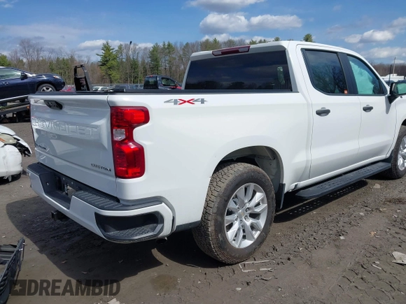 2023 Chevrolet Silverado 1500 Custom with VIN 1GCPDBEK3PZ119112, listed as a IAAI auction lot 41848399 with 96,858 mi miles and . Bid and sale history available at DreamBid. Image 4.