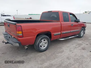 2001 Chevrolet Silverado 1500 LS with VIN 2GCEC19T211306736, listed as a IAAI auction lot 41887724 with 1 mi miles. Bid and sale history available at carsss.com. Image 4.