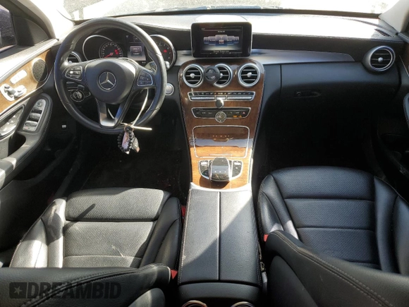 2016 Mercedes-Benz C 300 Luxury with VIN 55SWF4KB0GU100530, listed as a Copart auction lot 47848485 with 140,387 mi miles and Salvage Title. Bid and sale history available at carsss.com. Image 8.
