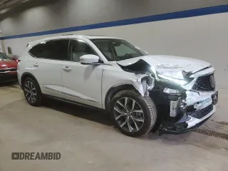 2022 Acura MDX w/Technology Package with VIN 5J8YD9H46NL003009, listed as a Copart auction lot 44275125 with 62,194 mi miles and Salvage Title. Bid and sale history available at carsss.com. Image 4.