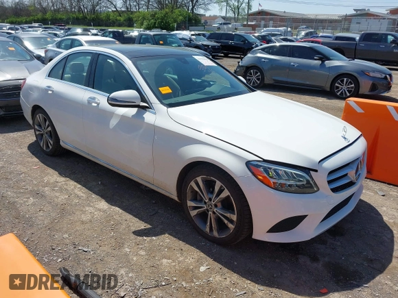 2019 Mercedes-Benz C 300 with VIN 55SWF8DB8KU310676, listed as a IAAI auction lot 41932900 with 37,800 mi miles and . Bid and sale history available at DreamBid. Image 1.