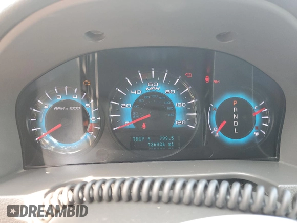 2010 Ford Fusion SE with VIN 3FAHP0HA2AR304143, listed as a Copart auction lot 56181895 with 136,936 mi miles and Salvage title. Bid and sale history available at DreamBid. Image 9.