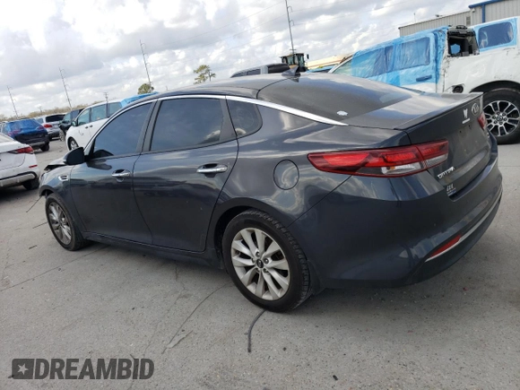 2018 Kia Optima S with VIN 5XXGT4L3XJG239610, listed as a Copart auction lot 44654245 with 117,806 mi miles and Salvage Title. Bid and sale history available at carsss.com. Image 2.