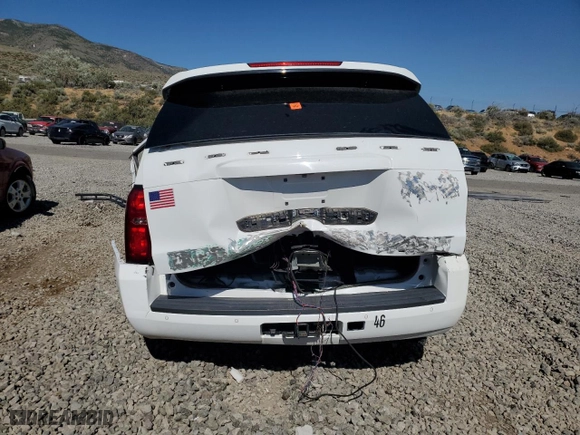 2019 Chevrolet Tahoe Commercial with VIN 1GNSKFEC2KR293639, listed as a Copart auction lot 59109694 with 0 mi miles and Salvage Title. Bid and sale history available at carsss.com. Image 6.