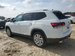2021 Volkswagen Atlas SEL with VIN 1V2BR2CAXMC562859, listed as a Copart auction lot 60816645 with 72,410 mi miles and Salvage title. Bid and sale history available at DreamBid. Image 2.