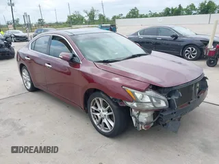 2009 Nissan Maxima SV with VIN 1N4AA51E89C841882, listed as a IAAI auction lot 42146151 with 132,425 mi miles and . Bid and sale history available at DreamBid. Image 1.