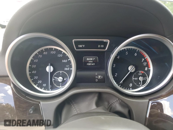 2015 Mercedes-Benz GL-Class GL 450 with VIN 4JGDF6EE9FA612607, listed as a Copart auction lot 58969753 with 108,141 mi miles. Bid and sale history available at carsss.com. Image 9.