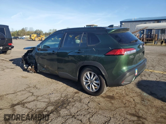 2024 Toyota Corolla Cross LE with VIN 7MUCAAAG1RV095485, listed as a Copart auction lot 54588355 with 4,210 mi miles and Salvage title. Bid and sale history available at DreamBid. Image 2.