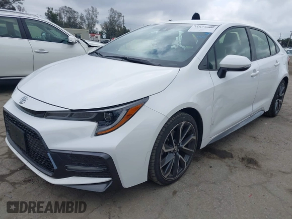 2022 Toyota Corolla SE with VIN JTDS4MCE4N3502754, listed as a IAAI auction lot 41879980 with 23,722 mi miles. Bid and sale history available at carsss.com. Image 22.