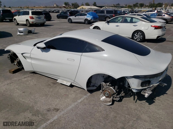 2020 Aston Martin Vantage with VIN SCFSMGAWXLGN03055, listed as a Copart auction lot 71446894 with 39,955 mi miles and Salvage Title. Bid and sale history available at carsss.com. Image 2.